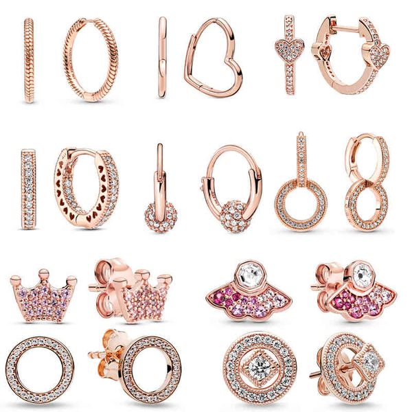 2021 selling women's jewelry fitting original pandora diy designer 925 sterling silver crown heart earrings gift, Golden
2021 selling women's jewelry fitting original pandora diy designer 925 sterling silver crown heart earrings gift, Golden