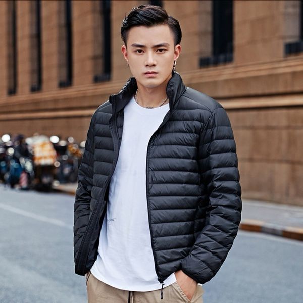 2020 new lightweight slim short down jacket large fashion thin winter coat men's wear, Black
2020 new lightweight slim short down jacket large fashion thin winter coat men's wear, Black