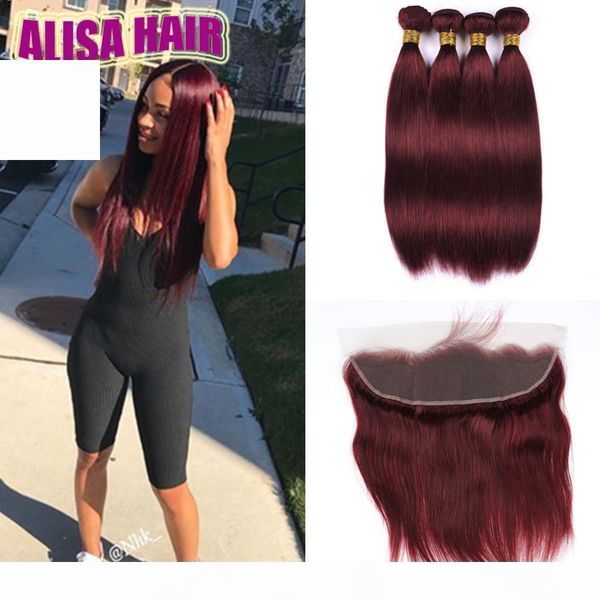 wine red 99j straight hair bundles with lace frontal closure brazilian burgundy virgin human hair weaves with ear to ear lace 13x4 frontal, Black;brown
wine red 99j straight hair bundles with lace frontal closure brazilian burgundy virgin human hair weaves with ear to ear lace 13x4 frontal, Black;brown