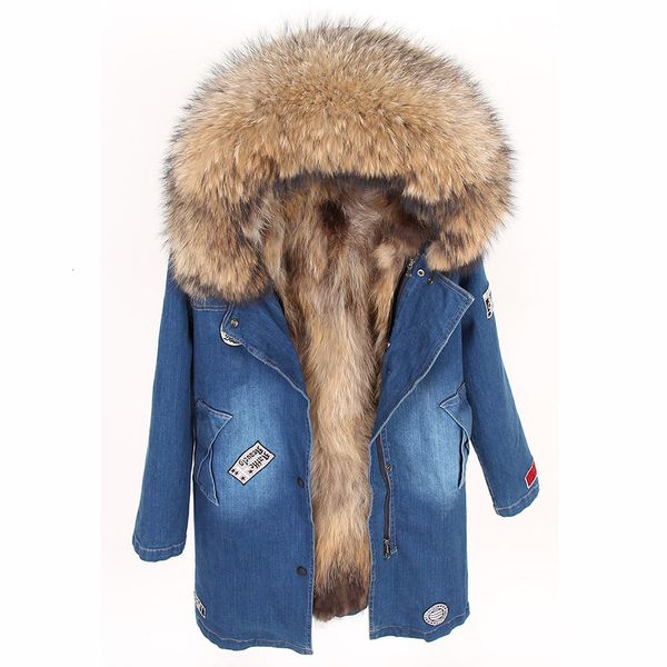 2021 New Long Rabbit Lining, Raccoon Skin Collar Denim Pie, Slim Fit Fur Overage Women's Winter Jacket Thicken XZJ5, Black
2021 New Long Rabbit Lining, Raccoon Skin Collar Denim Pie, Slim Fit Fur Overage Women's Winter Jacket Thicken XZJ5, Black