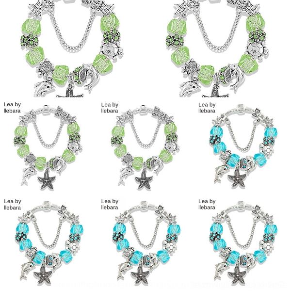 fdpjd selling bracelet series jelly beaded big pendant beaded hole crystal color bracelet starfish dolphin pendant marine 36smn, Golden;silver
fdpjd selling bracelet series jelly beaded big pendant beaded hole crystal color bracelet starfish dolphin pendant marine 36smn, Golden;silver