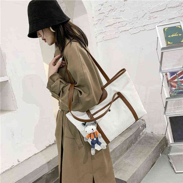 shopping s korean fashion tote for 2020 pure color pu straps shoulder big messenger crossbody bag women bolsa mujer 220310
shopping s korean fashion tote for 2020 pure color pu straps shoulder big messenger crossbody bag women bolsa mujer 220310