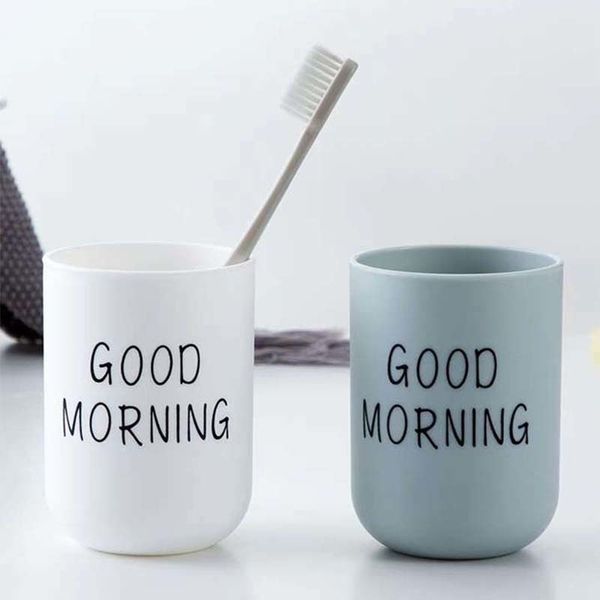 simple nordic travel portable washing cup bathroom sets plastic toothbrush tumblers good morning tooth brush storage organizer
simple nordic travel portable washing cup bathroom sets plastic toothbrush tumblers good morning tooth brush storage organizer