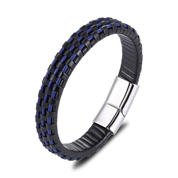 mkendn new arrival punk men jewelry black braided leather bracelet stainless steel magnetic clasp fashion bangles gifts bbybrt alice_bag
mkendn new arrival punk men jewelry black braided leather bracelet stainless steel magnetic clasp fashion bangles gifts bbybrt alice_bag