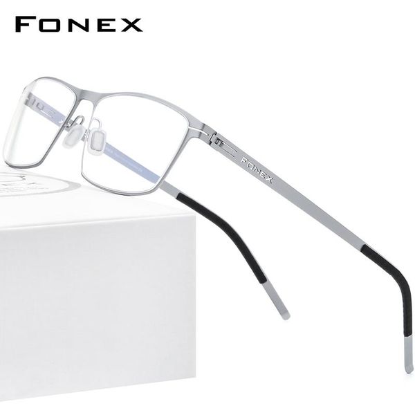 fashion sunglasses frames fonex alloy glasses men square myopia prescription optical eyeglasses 2021 male full korean screwless eyewear 993, Black
fashion sunglasses frames fonex alloy glasses men square myopia prescription optical eyeglasses 2021 male full korean screwless eyewear 993, Black