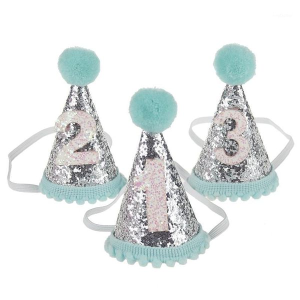 party hats 1pcs cute 1/2/3 birthday dot with hairball cap baby shower po props children decor1
party hats 1pcs cute 1/2/3 birthday dot with hairball cap baby shower po props children decor1
