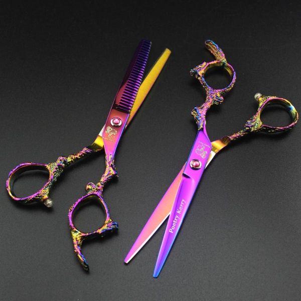 hair scissors 6inch monster handle high-end salon hairdressing barber hairdresser flat cut teeth thin knife
hair scissors 6inch monster handle high-end salon hairdressing barber hairdresser flat cut teeth thin knife