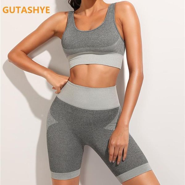 women vital seamless yoga set fitness short sleeve crop shirts running shorts workout clothes for women gym sets 2 piece set1, White;red
women vital seamless yoga set fitness short sleeve crop shirts running shorts workout clothes for women gym sets 2 piece set1, White;red