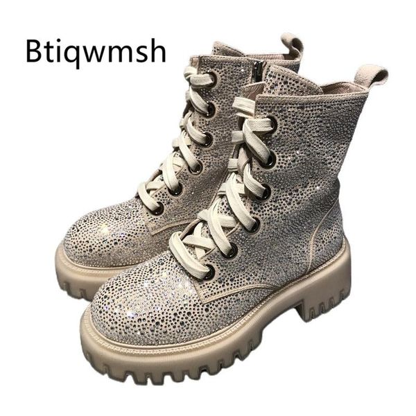 2021 rhinestone ankle boots women round toe side zipper lace up high heel botas de mujer bling bling boots, Black
2021 rhinestone ankle boots women round toe side zipper lace up high heel botas de mujer bling bling boots, Black