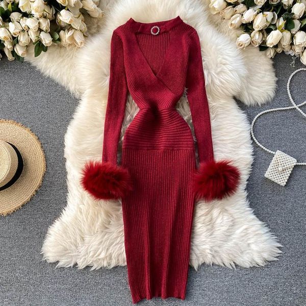 lady hollowed out round neck elastic waist package hip retro bright silk knitted sweater dress women autumn winter vestidos j411, Black;gray
lady hollowed out round neck elastic waist package hip retro bright silk knitted sweater dress women autumn winter vestidos j411, Black;gray