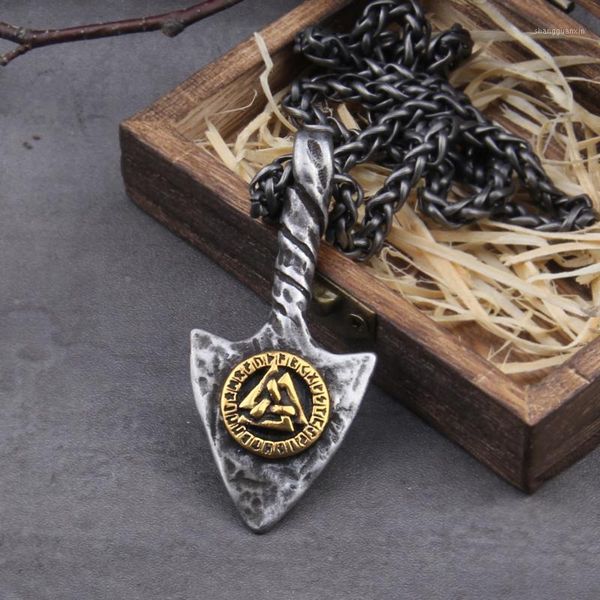 stainless steel viking necklace men antique gray spear pendants rune valknut necklaces scandinavian norse jewelry gift1, Silver
stainless steel viking necklace men antique gray spear pendants rune valknut necklaces scandinavian norse jewelry gift1, Silver