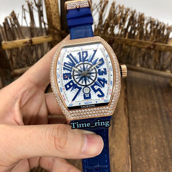 edition v 45 sc td white date dial rose gold diamond case automatic mechanical movement mens watch blue leather strap designer watches, Slivery;brown
edition v 45 sc td white date dial rose gold diamond case automatic mechanical movement mens watch blue leather strap designer watches, Slivery;brown