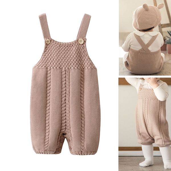 infant baby knitted baby romper girls boys autumn winter infant sweater jumpsuit sleeveless cotton toddler overalls baby clothes y200320, Blue 
infant baby knitted baby romper girls boys autumn winter infant sweater jumpsuit sleeveless cotton toddler overalls baby clothes y200320, Blue