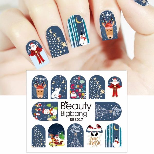stickers & decals beautybigbang 1pc nail decal xmas water christmas santa clause deer manicure art accessories, Black
stickers & decals beautybigbang 1pc nail decal xmas water christmas santa clause deer manicure art accessories, Black