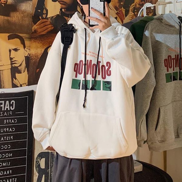 funny printed men hoodies 2020 winter new women's hooded sweatshirts loose korean streetwear man pullovers, Black
funny printed men hoodies 2020 winter new women's hooded sweatshirts loose korean streetwear man pullovers, Black