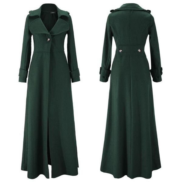 women's trench coats winter coat women pendulum vent to mop the floor overlength fund woolen overcoat windbreaker oversize long outwear, Tan;black
women's trench coats winter coat women pendulum vent to mop the floor overlength fund woolen overcoat windbreaker oversize long outwear, Tan;black
