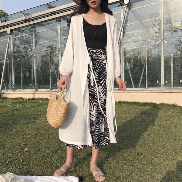 women's blouses & shirts missky women blouse white color sun-screen cardigan chiffon long sleeve coat for room office outdoor female
women's blouses & shirts missky women blouse white color sun-screen cardigan chiffon long sleeve coat for room office outdoor female
