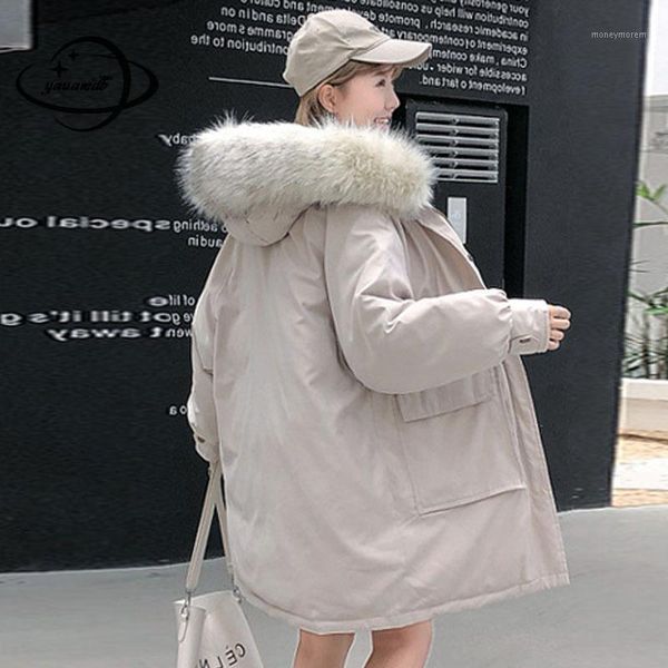 women's down & parkas womens jacket winter female coats clothing zipper thick long style solid color fur collar ladies outerwear clothe, Black
women's down & parkas womens jacket winter female coats clothing zipper thick long style solid color fur collar ladies outerwear clothe, Black