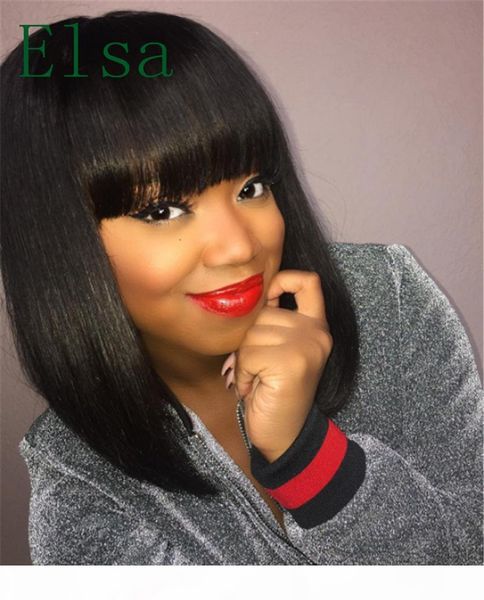 short bob wigs 12inch brazilian virgin human hair non lace front wigs glueless short bob human hair wigs with bangs for black women, Black;brown
short bob wigs 12inch brazilian virgin human hair non lace front wigs glueless short bob human hair wigs with bangs for black women, Black;brown