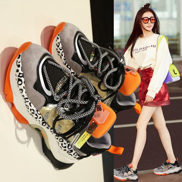 2021 women's sportswear father's autumn new leopard block colorins shoes hoo3, Black
2021 women's sportswear father's autumn new leopard block colorins shoes hoo3, Black