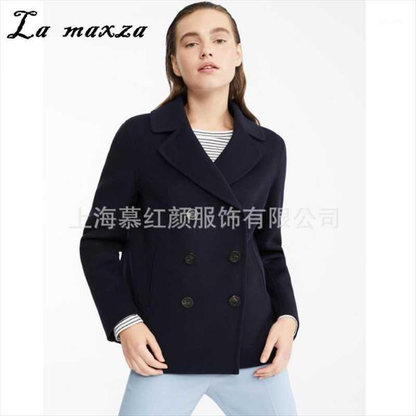 2020 winter women slim casual coat plus size double breasted wool fashion ladies coats1, Black
2020 winter women slim casual coat plus size double breasted wool fashion ladies coats1, Black