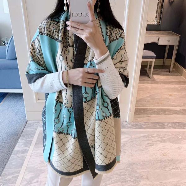 2020 new women's temperament scarf warm fashion two not mismatched temperament, Blue;gray
2020 new women's temperament scarf warm fashion two not mismatched temperament, Blue;gray