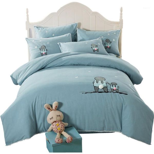 blue cartoon children's cartoon bedding kit cotton girls room duvet cover set kids cute bedding set size child single bed1
blue cartoon children's cartoon bedding kit cotton girls room duvet cover set kids cute bedding set size child single bed1