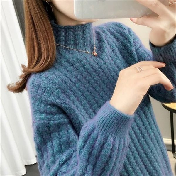2021 high female turtleneck new autumn solid color thick temperament modification versatile sweet sweater 8afy, White;black
2021 high female turtleneck new autumn solid color thick temperament modification versatile sweet sweater 8afy, White;black