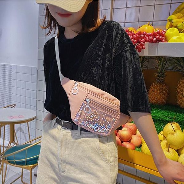 japan style women's belt bag transparent canvas chest bag casual motion women's zipper shoulder bags summer crossbody bags
japan style women's belt bag transparent canvas chest bag casual motion women's zipper shoulder bags summer crossbody bags
