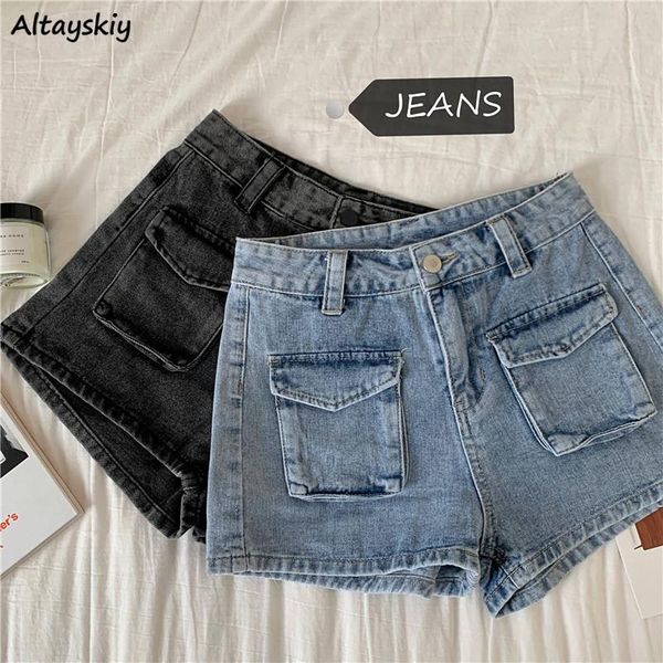 women's shorts denim women ulzzang high waisted cargo chic casual all-match harajuku ladies streetwear summer basic teens short, White;black
women's shorts denim women ulzzang high waisted cargo chic casual all-match harajuku ladies streetwear summer basic teens short, White;black