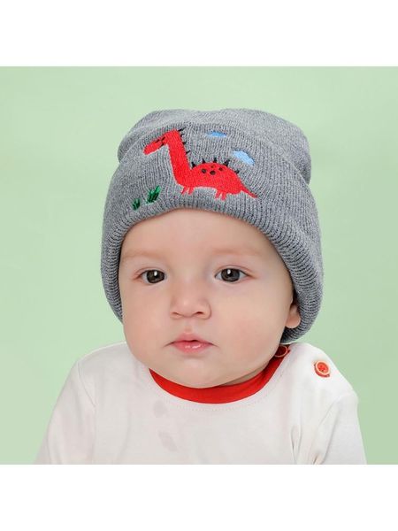 kids baby winter knitted beanie hat cartoon dinosaur embroidery cuffed skull cap, Blue;gray
kids baby winter knitted beanie hat cartoon dinosaur embroidery cuffed skull cap, Blue;gray