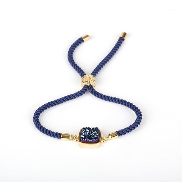 2020 new fashion charm handmade braided rope wrap bracelets for women girls square druzy stone connector adjustable bracelets1, Golden;silver
2020 new fashion charm handmade braided rope wrap bracelets for women girls square druzy stone connector adjustable bracelets1, Golden;silver