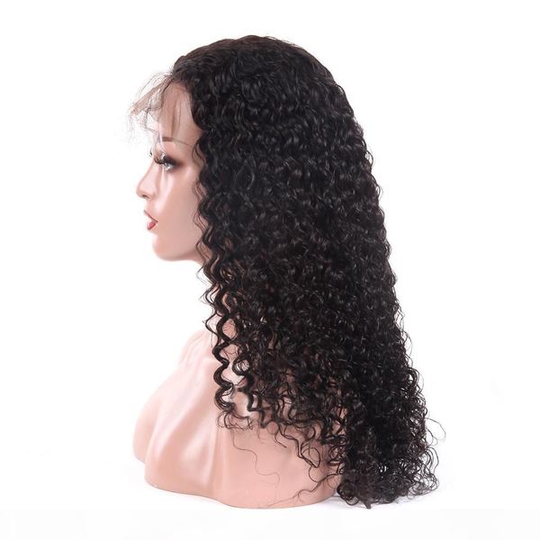 360 lace frontal wig deep wave human hair wigs bleached knots curly wig brazilian virgin human hair wig color natural black part, Black;brown
360 lace frontal wig deep wave human hair wigs bleached knots curly wig brazilian virgin human hair wig color natural black part, Black;brown