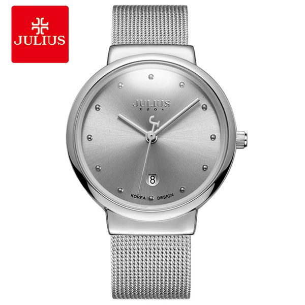 julius ja-426 men silver gold brown black mesh stainless steel quartz analog diamante dial fashion casual waterproof watches, Slivery;brown
julius ja-426 men silver gold brown black mesh stainless steel quartz analog diamante dial fashion casual waterproof watches, Slivery;brown