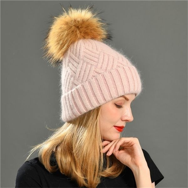female beanies rabbit hair winter hats for women casual autumn cashmere knitted beanie fashion soft wool hat y201024, Blue;gray
female beanies rabbit hair winter hats for women casual autumn cashmere knitted beanie fashion soft wool hat y201024, Blue;gray