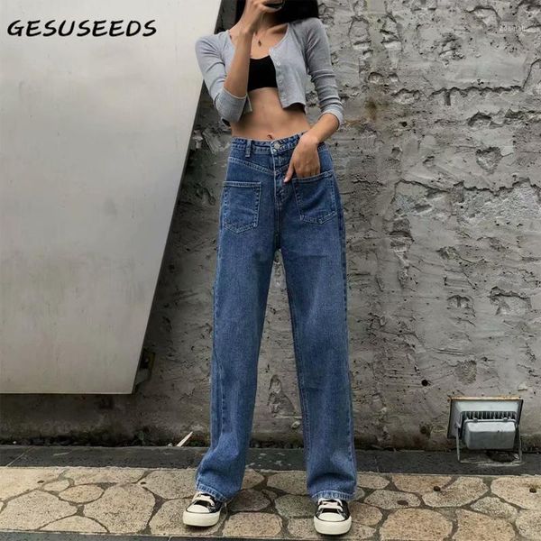 women's jeans fall 2021 women casual high waisted black straight denim pants vintage fashion korean style trousers ladies1, Blue
women's jeans fall 2021 women casual high waisted black straight denim pants vintage fashion korean style trousers ladies1, Blue