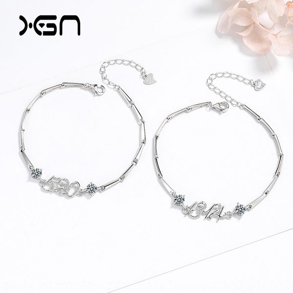 new concept bracelet s925 sterling silver 520 1314 bracelet lovers korean version simple i love you creative men's and women's jew, Golden;silver
new concept bracelet s925 sterling silver 520 1314 bracelet lovers korean version simple i love you creative men's and women's jew, Golden;silver