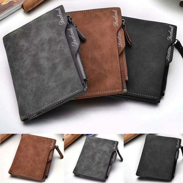 men's leather business soft coins waterproof solid color wallet pocket credit card holder purse with zip, Red;black
men's leather business soft coins waterproof solid color wallet pocket credit card holder purse with zip, Red;black