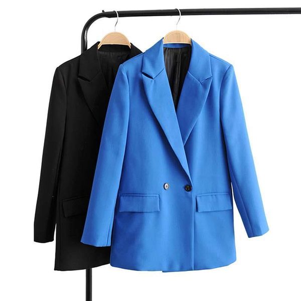 women's suits & blazers women elegant blue solid blazer office lady notched collar long sleeve pockets black coat female wear formal 1, White;black
women's suits & blazers women elegant blue solid blazer office lady notched collar long sleeve pockets black coat female wear formal 1, White;black
