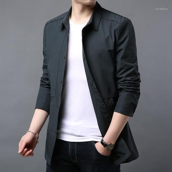 men's trench coats men's long sleeve middle style youth windbreaker casual fashion lapel solid color cardigan coat wear1, Tan;black
men's trench coats men's long sleeve middle style youth windbreaker casual fashion lapel solid color cardigan coat wear1, Tan;black