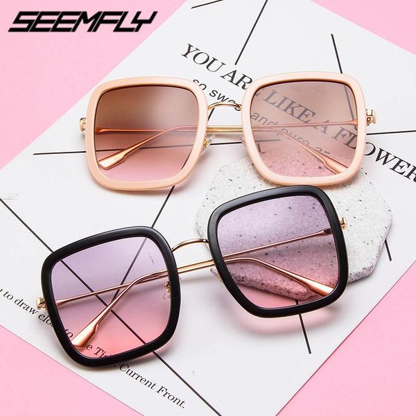 Seemfly Sunglasses Square Frame Women Men Sun Glasses Fashion Female Driving Goggle Eyeglasses Unisex Eyewear UV400 Shades New, White;black
Seemfly Sunglasses Square Frame Women Men Sun Glasses Fashion Female Driving Goggle Eyeglasses Unisex Eyewear UV400 Shades New, White;black
