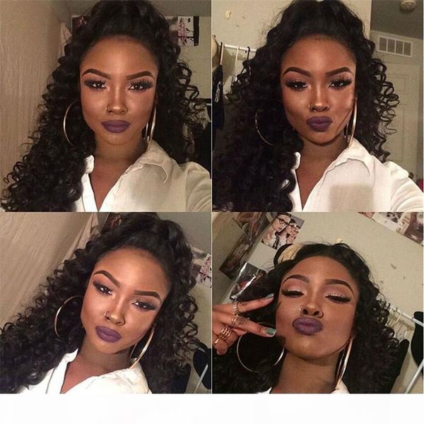 130% density brazilian deep wave full lace human hair wigs with baby hair ponytail lace front human hair wigs for black women, Black;brown
130% density brazilian deep wave full lace human hair wigs with baby hair ponytail lace front human hair wigs for black women, Black;brown