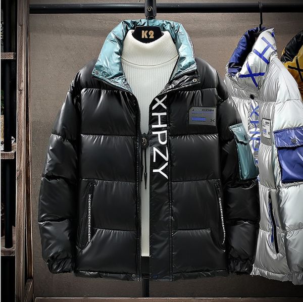 2020 new winter down jacket men's wear high-quality fashion glossy glossy cotton down jacket winter outdoor down jacket, Black
2020 new winter down jacket men's wear high-quality fashion glossy glossy cotton down jacket winter outdoor down jacket, Black