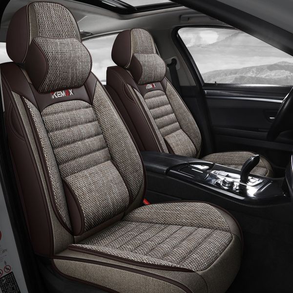 universal car seat covers linen/flax breathable automotive vehicle cushion cover for cars suv pick-uptruck auto interior accessories
universal car seat covers linen/flax breathable automotive vehicle cushion cover for cars suv pick-uptruck auto interior accessories