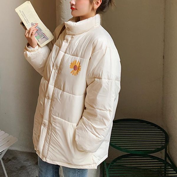 women's down & parkas chic thread stand collar winter short jacket women thickened warm cotton bread causal zipper parka female coat, Black
women's down & parkas chic thread stand collar winter short jacket women thickened warm cotton bread causal zipper parka female coat, Black