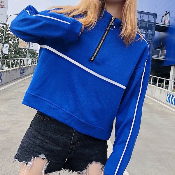 amlsh autumn korean sweater outsid style zipper winter women's long-sleeved pullover isn't pullover coat short coat short coatslim, Black
amlsh autumn korean sweater outsid style zipper winter women's long-sleeved pullover isn't pullover coat short coat short coatslim, Black