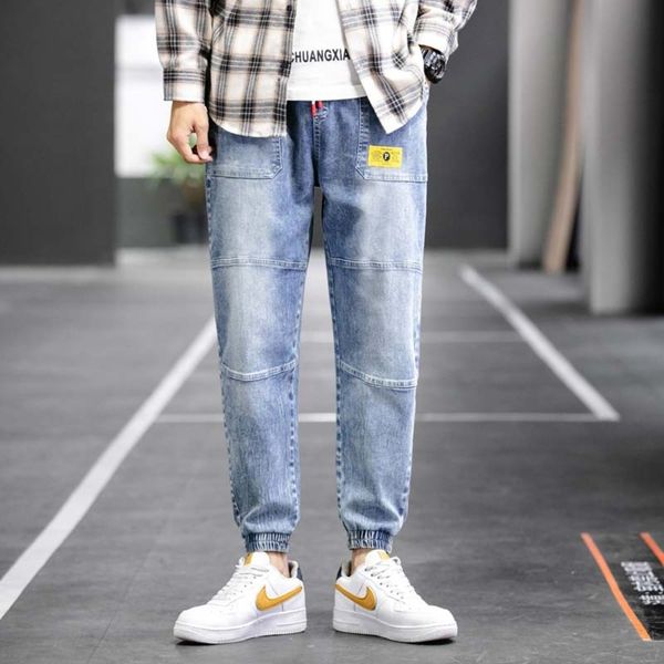 rhbv6 denim pants trendy loose men's spring autumn nine-point foot-binding jeans trendy brand and tooling casual jeans men's icqgw, Blue
rhbv6 denim pants trendy loose men's spring autumn nine-point foot-binding jeans trendy brand and tooling casual jeans men's icqgw, Blue