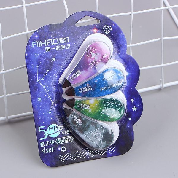 5pieces/lot4 pcs/set star sky correction correcting tape stationery corrector tape student gift school supplies correction tape supplie 2016
5pieces/lot4 pcs/set star sky correction correcting tape stationery corrector tape student gift school supplies correction tape supplie 2016