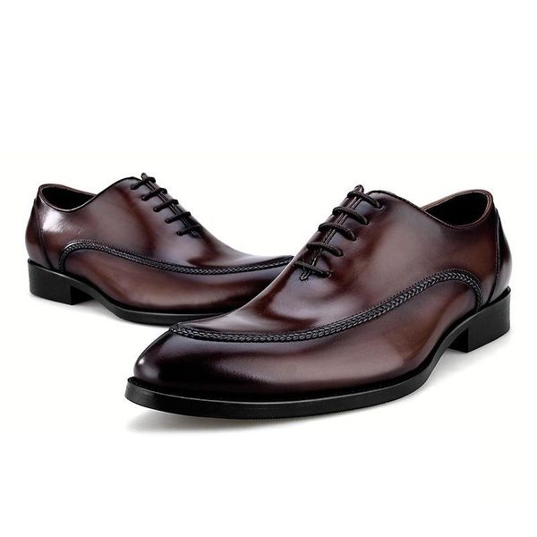 2020 new fashion black / tan social shoes mens business shoes genuine leather prom male wedding dress
2020 new fashion black / tan social shoes mens business shoes genuine leather prom male wedding dress