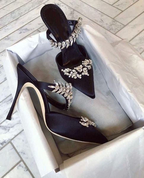 luxury lurum strass sandals shoes for women high heels leaf crystal-embellished satin mules strappy sandalias slippers pointed toe brand pum, Black
luxury lurum strass sandals shoes for women high heels leaf crystal-embellished satin mules strappy sandalias slippers pointed toe brand pum, Black
